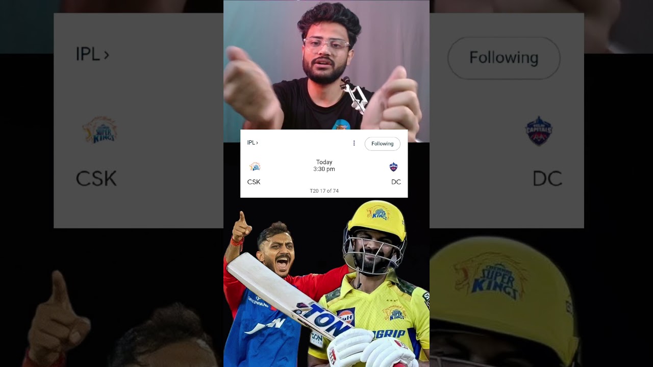 CSK vs DC - Match 17 Prediction - IPL 2025 🔥 ft. MS Dhoni 