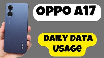 Oppo A17 Daily Data Usage || Check Data Usage Daily