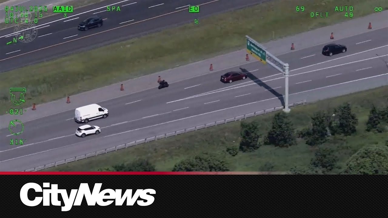 Motorcyclist caught weaving through traffic reaching speeds over 200km ...