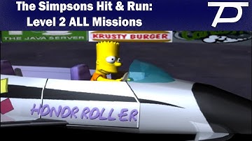 The Simpsons Hit & Run: Level 2 ALL Missions