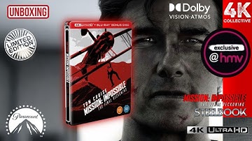 Mission Impossible The Final Reckoning 4K UltraHD Blu-Ray hmv exclusive Limited Steelbook Unboxing