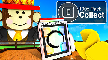 Starting Over With 100 ZEN Seed Packs in Grow A Garden