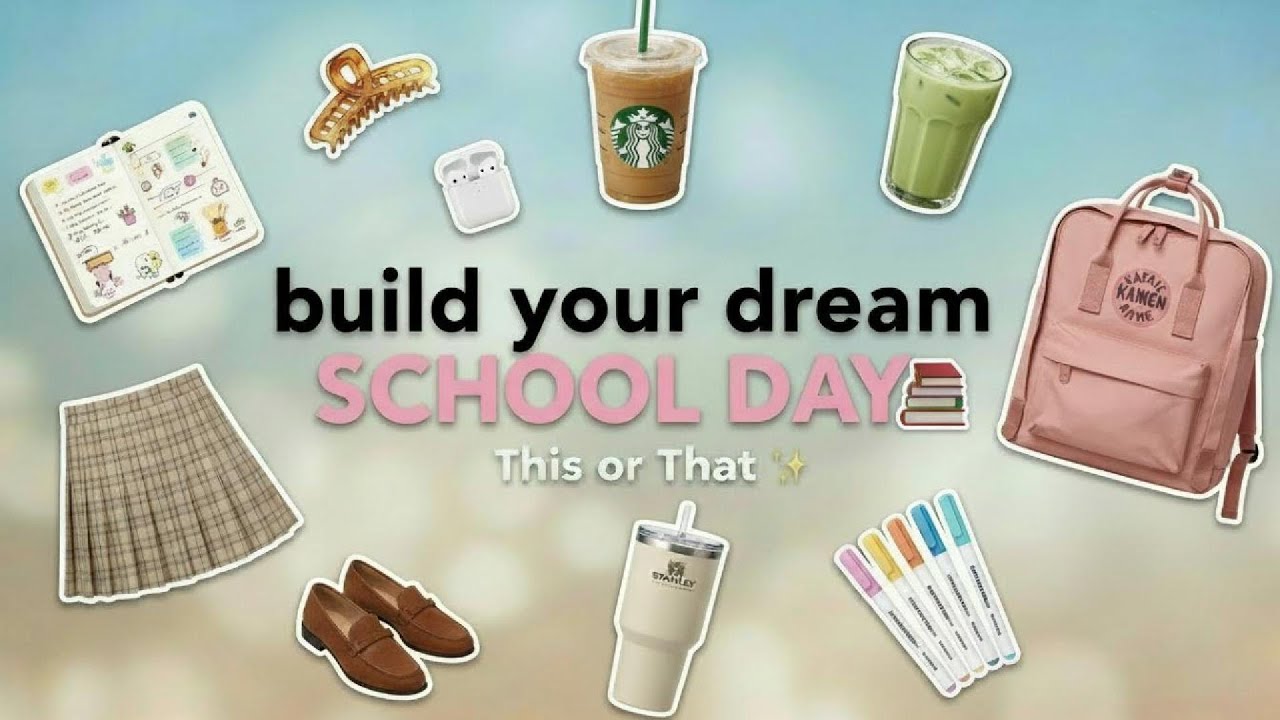 Build Your DREAM School Day | THIS or THAT 📚✏️🎀✨