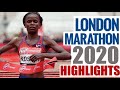 LONDON MARATHON 2020 - WOMENS FULL HIGHLIGHTS