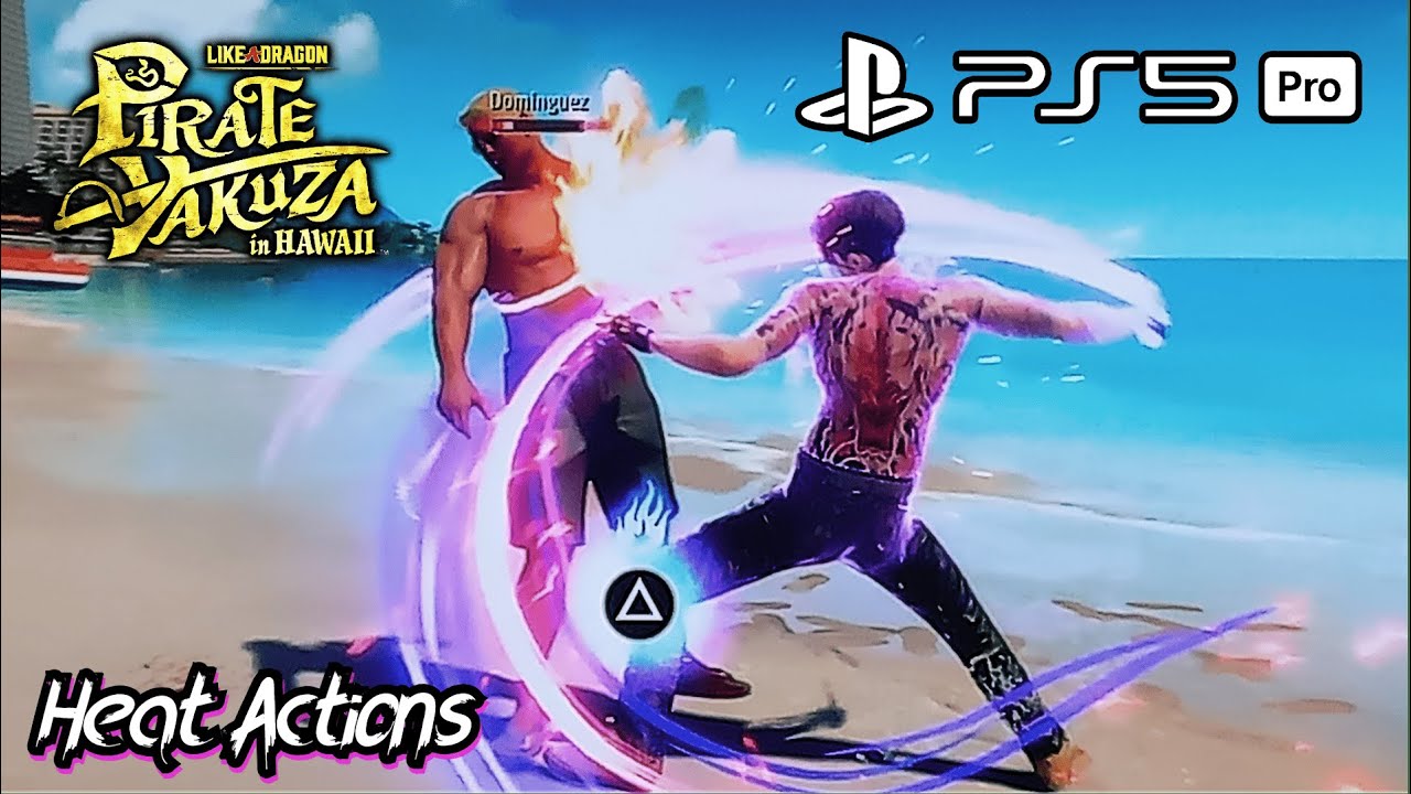 Like A Dragon: Pirate Yakuza in Hawaii - Heat Actions & Combat Showcase Vol.2 [PS5 Pro 4K 60FPS]