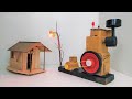 How to make a mini Diesel Engine Generator Model