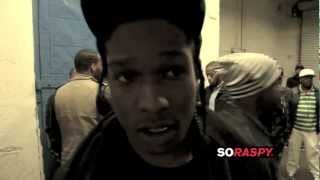 SoRaspy.com: A$AP Rocky @ Street Knock Video Shoot