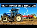 THIS IS CRAZY! BLUE TRACTOR PULLS LIKE A TRAIN ON MY CULTIVATOR!!