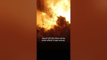 Moment SpaceX rocket explodes into fireball before launch #shorts