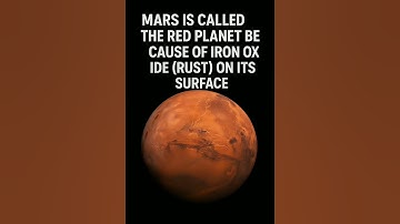🔥 Why is Mars Called the Red Planet? 🌌🪐 #SpaceFact