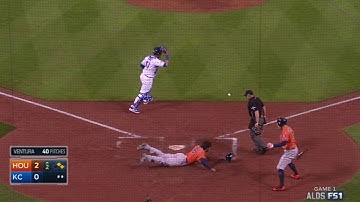 HOU@KC Gm1: Altuve extends lead with an RBI single