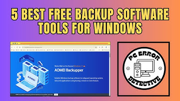5 beste gratis back-upsoftwaretools voor Windows