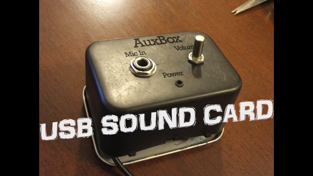 how to make a sound card