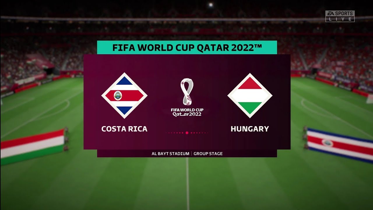 FIFA 23 | Costa Rica vs Hungary - FIFA World Cup Qatar 2022 | Gameplay -  YouTube