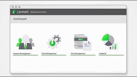 Lexmark Cloud Services—Overview