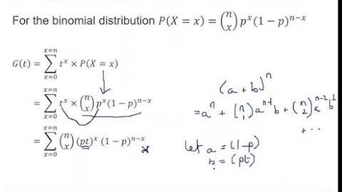 Edexcel Statistics 1: Probability generating functions 1-4