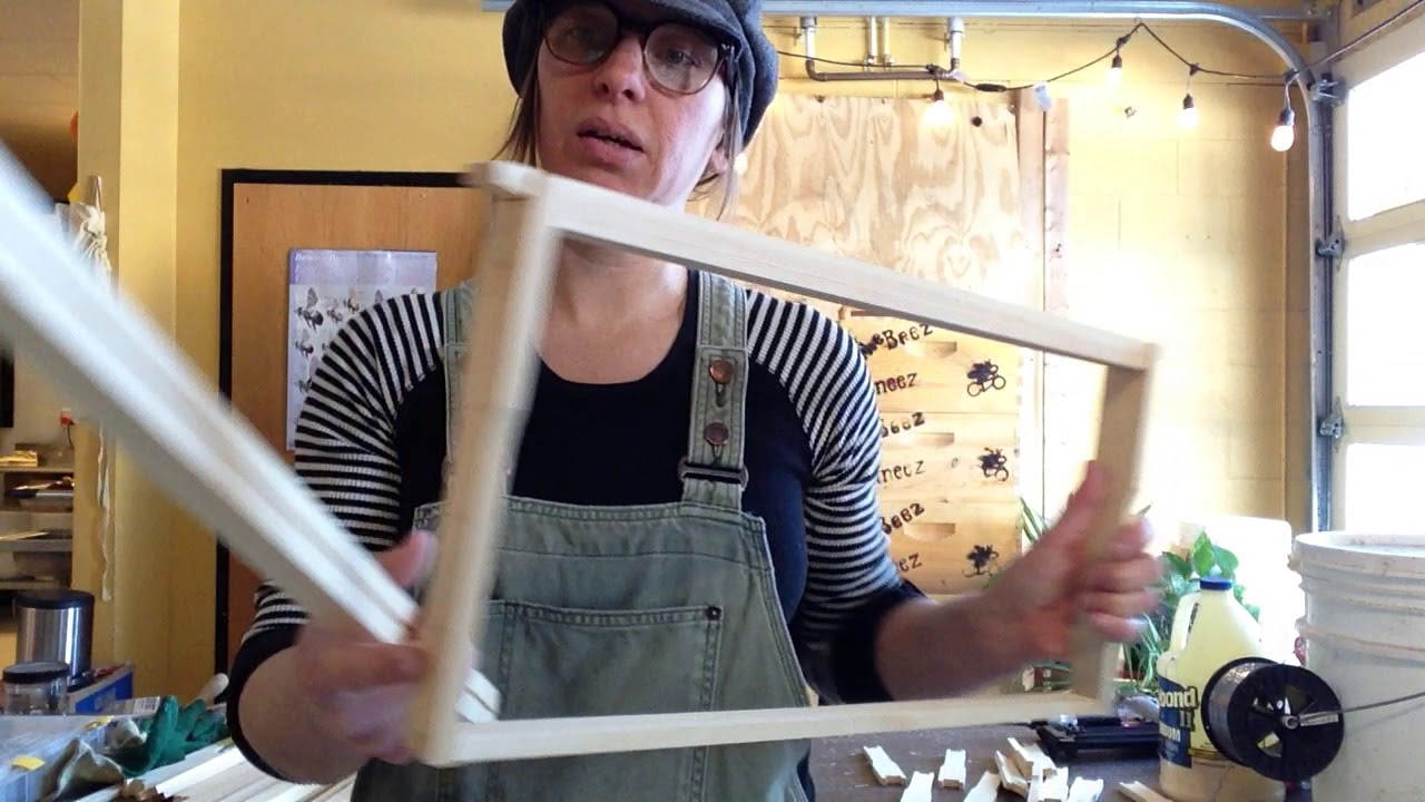 Assembling Beekeeping Equipment-including wiring and embedding frames with wax foundation