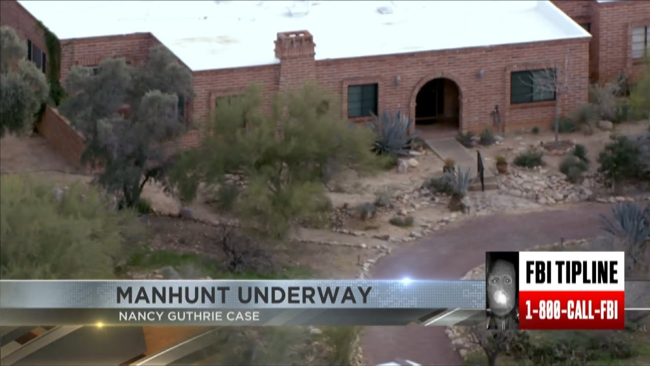 Manhunt underway for suspect in connection with the disappearance of Nancy Guthrie