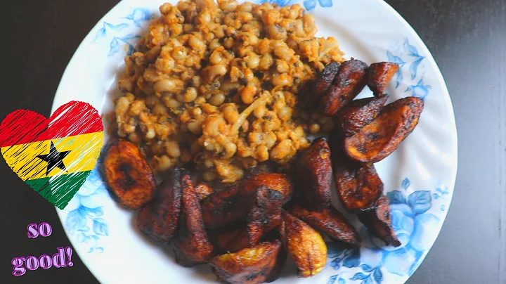 HOW TO MAKE GHANA RED RED (Plantain and beans!)