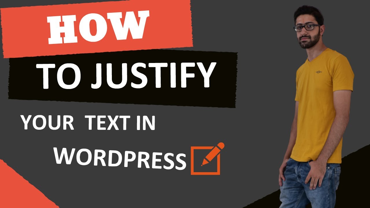 How to justify text in Wordpress 2020 - YouTube