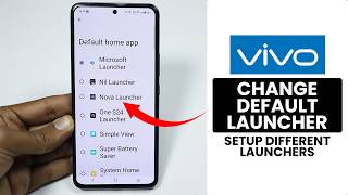 How to Change the Default Launcher on Any Vivo Phone - Launcher Settings screenshot 1