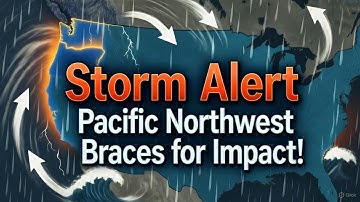 Storm Alert: Pacific Northwest Braces for Impact! #PacificNorthwestWeather#StormWatch2025 #KingTides
