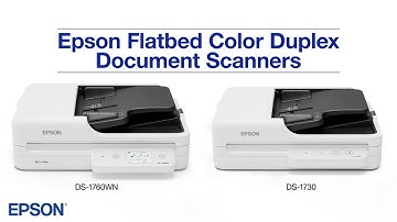 DS-1760WN & DS-1730 | Flatbed Color Duplex Document Scanners - 120 Sec
