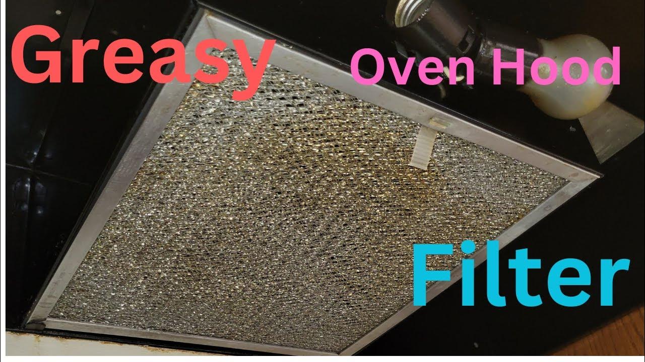 How To Clean Greasy Oven/Range Hood Filter With Vinegar, Baking Soda