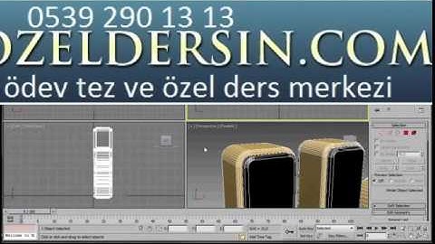 3ds Max Bevel Text 0539 290 13 13 | bitirme tezi