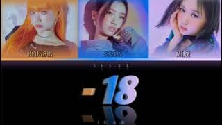 Tri. be (트라이비) -18 Lyrics [color coded Lyrics]#tri_be #-18 #VVV #wouldyourun