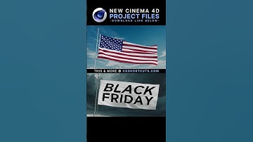 Advanced Looping Flag in Cinema 4D⭐C4D + Redshift Project File
