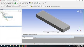 ANSYS WORKBENCH FOR BEGINNERS @STRUCTURAL ANALYSIS @ANSYS MECHANICAL @MECHANICAL
