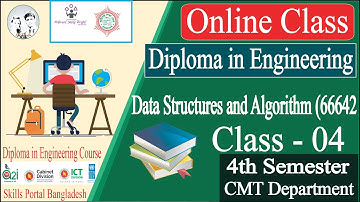 Data Structures and Algorithm (66642) Class 04 | 4th CMT Department | Skills Portal Bangladesh