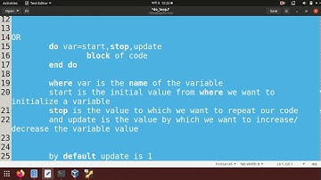 [ForTran 18] Do Loop In ForTran
