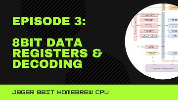 EP3: J8ger CPU 8bit Registers and Decoder card