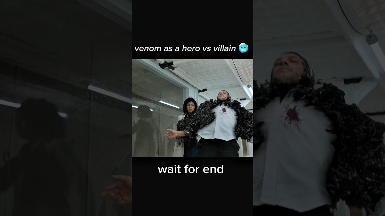 Venom as a hero vs villain 🥶 