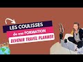 Formation de travel planner  dans les coulisses 