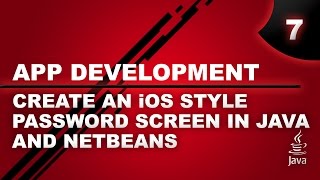 Create an iOS Style Password Screen in Java and Netbeans screenshot 1