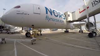 Ramp Agent POV - Norse Atlantic Airways 787-9 stand arrival and off load