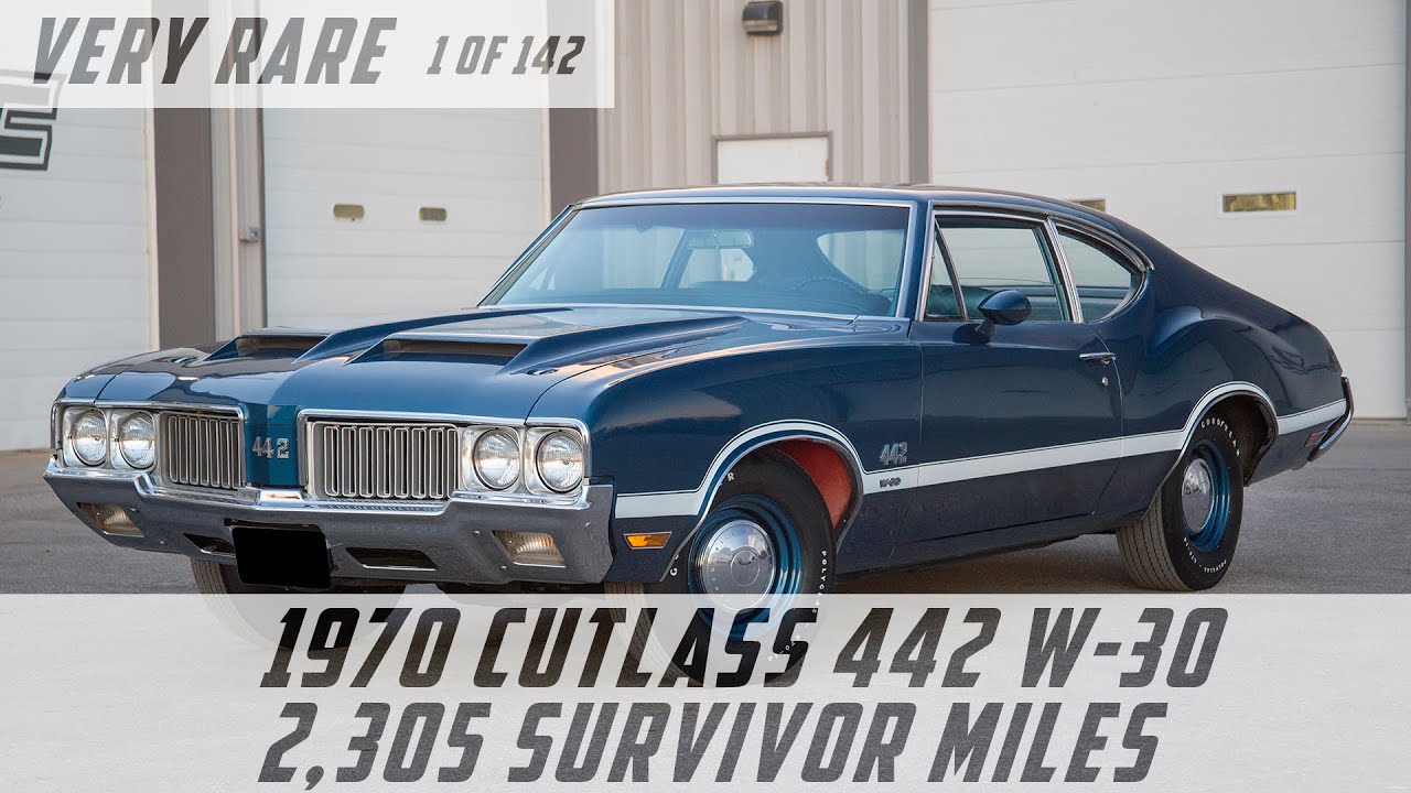 Very Rare 1970 Cutlass 442 W 30 With Only 2 305 Original Survivor Miles For Sale Stock 934 Youtube