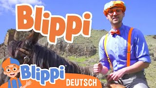 Blippi besucht eine Ranch | Blippi Deutsch | Abenteuer und Videos für Kinder