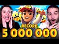 On est devenu trop fort a subway surfers  nouveau meilleur score 