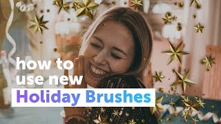 How To Use New Holiday Brushes | PicsArt Tutorial screenshot 5