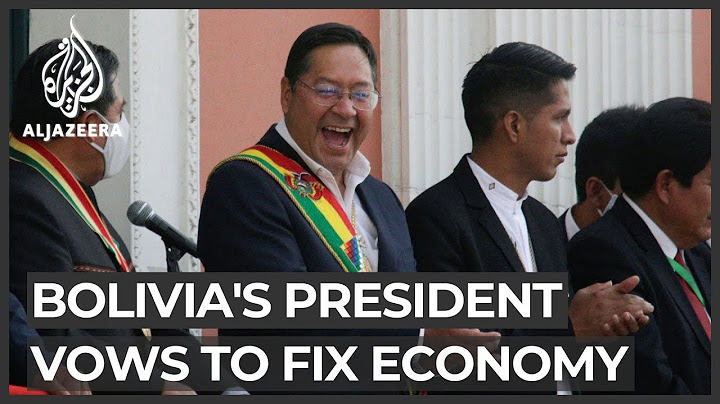 Bolivia's new President Luis Arce promises to fix ailing economy