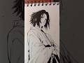 draw sasuke uchiha 🔥 #anime #animedrawing #sasukeuchiha