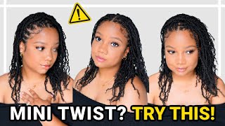 BEST METHOD for MINI TWIST ON FINE NATURAL HAIR + Amazon Hair Must Have!