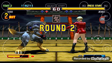PlayStation1 PS1 Android Emulator FPse Bloody Roar 2 Game Play