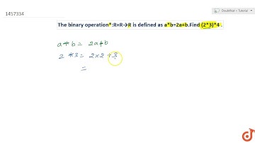 The binary operation ltmath gt  ltmrow gt  ltmo gt* lt/mo gt ltmo gt: lt/mo gt ltmi gtR lt/mi