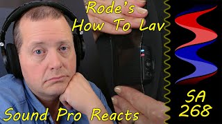 Sound Pro Reacts To Rodes How To Lav Video