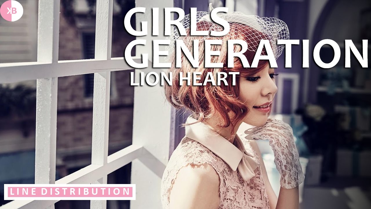 Girls Generation - Lion Heart: Line Distribution (Color Coded)